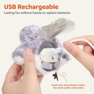 Show full view: Potaroma Rechargeable Flapping Bird Sandpiper Cat Toy slide 5 of 8