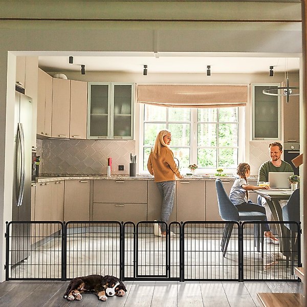 Show full view: FXW Indoor Playpen with Gate, Black, 24-in, 8-panel slide 6 of 7