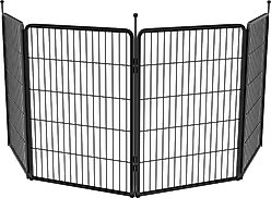 FXW Instant Outdoor Dog Playpen, Black, 40-in, 4-panel