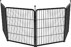 FXW Instant Outdoor Dog Playpen, Black, 32-in, 4-panel