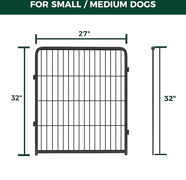 Show full view: FXW Homeplus Indoor Dog Playpen, Black, 32-in, 4-panel slide 4 of 7