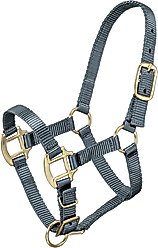 Tough1 Premium Horse Halter, Grey, Suckling