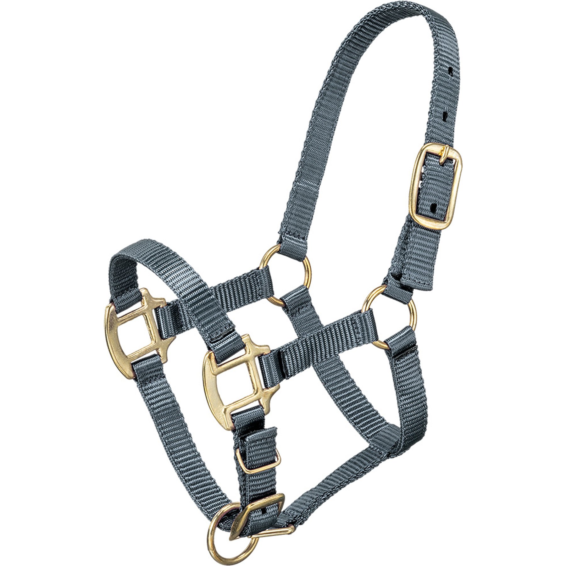 Tough1 Premium Horse Halter, Grey, Suckling