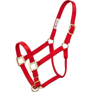 Tough1 Premium Horse Halter, Red, Horse
