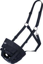 Tough1 Easy Breathe Horse Grazing Muzzle, Black, Draft Horse