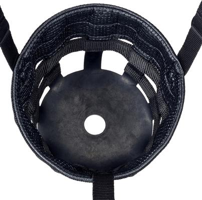 Show full view: Tough1 Poly/Nylon Horse Grazing Muzzle with Halter, Black, Horse slide 2 of 3