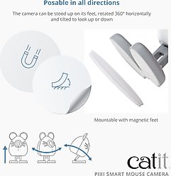 Catit PIXI Smart Cat Camera, White slide 2 of 7