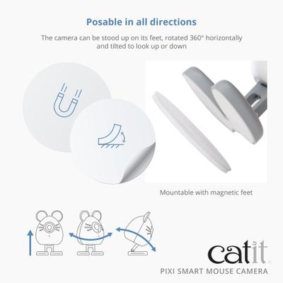 Show full view: Catit PIXI Smart Cat Camera, White slide 7 of 9