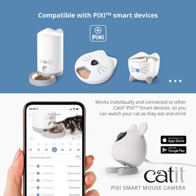 Show full view: Catit PIXI Smart Cat Camera, White slide 6 of 9