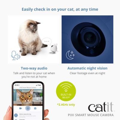 Show full view: Catit PIXI Smart Cat Camera, White slide 4 of 9