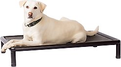 Snorehound Chew-Proof Aluminum Frame Elevated Dog Bed, Peppered Paws, Medium