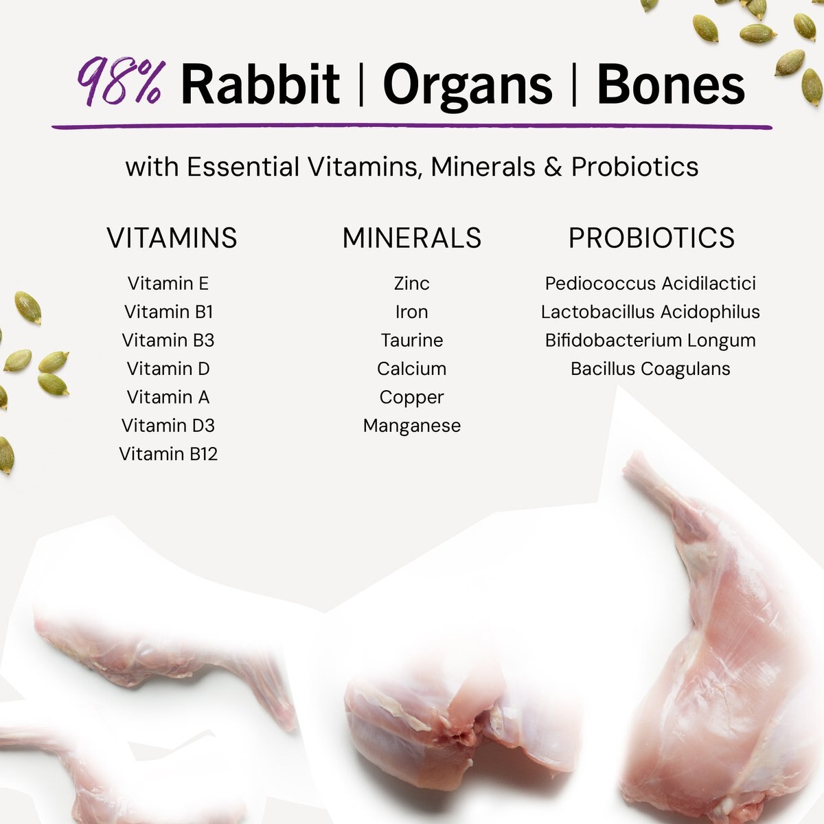 STELLA & CHEWY'S Absolutely Rabbit Dinner Morsels Freeze-Dried Raw Cat ...