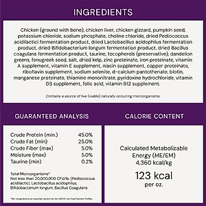 Stella & Chewy's Chick Chick Chicken Dinner Morsels Freeze-Dried Raw Cat Food, 18-oz bag