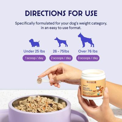 Show full view: Wonder Paws Superhero Organic Turkey Tail Mushroom Powder Supplement for Dogs, 2.12-oz jar slide 5 of 11