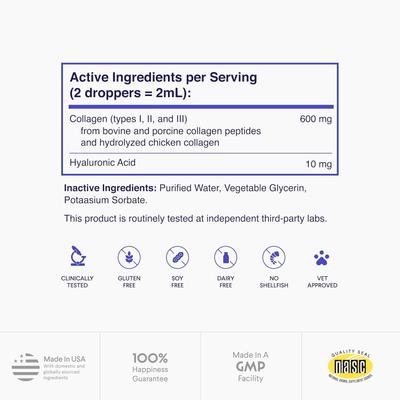 Show full view: Wonder Paws Superhero Collagen 3X Liquid Supplement for Dogs, 4-fl oz bottle slide 7 of 11