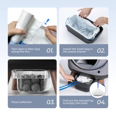 Show full view: els pet Trash bag for Orbitie Cat Litter Box slide 5 of 7