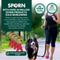Show in main carousel: Sporn Run-Together Hands-Free Bungee Comfort Added Features Jogging Belt & Leash, Black, Standard slide 7 of 9