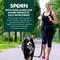 Show in main carousel: Sporn Run-Together Hands-Free Bungee Comfort Added Features Jogging Belt & Leash, Black, Standard slide 8 of 9