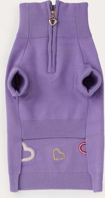 Show full view: maxbone Valentine's Day x Love Is Blind Jumper Dog Sweater, Purple, Small slide 2 of 5