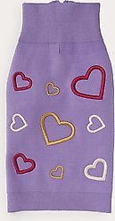 maxbone x Love Is Blind Jumper Dog Sweater, Purple, Small