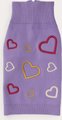 maxbone Valentine's Day x Love Is Blind Jumper Dog Sweater, Purple, Small