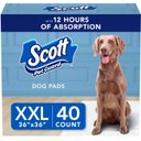 Scott Pet Guard Dog Training Pee Pads, XX-Large: 36 x 36-in, 40 count