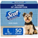 Scott Pet Guard Dog Training Pee Pads, Large: 22 x 22-in, 50 count