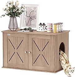 PawHut Furniture Cat Litter Box Enclosure