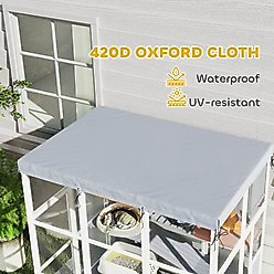 PawHut 70-in Outdoor Catio Cat House slide 2 of 9