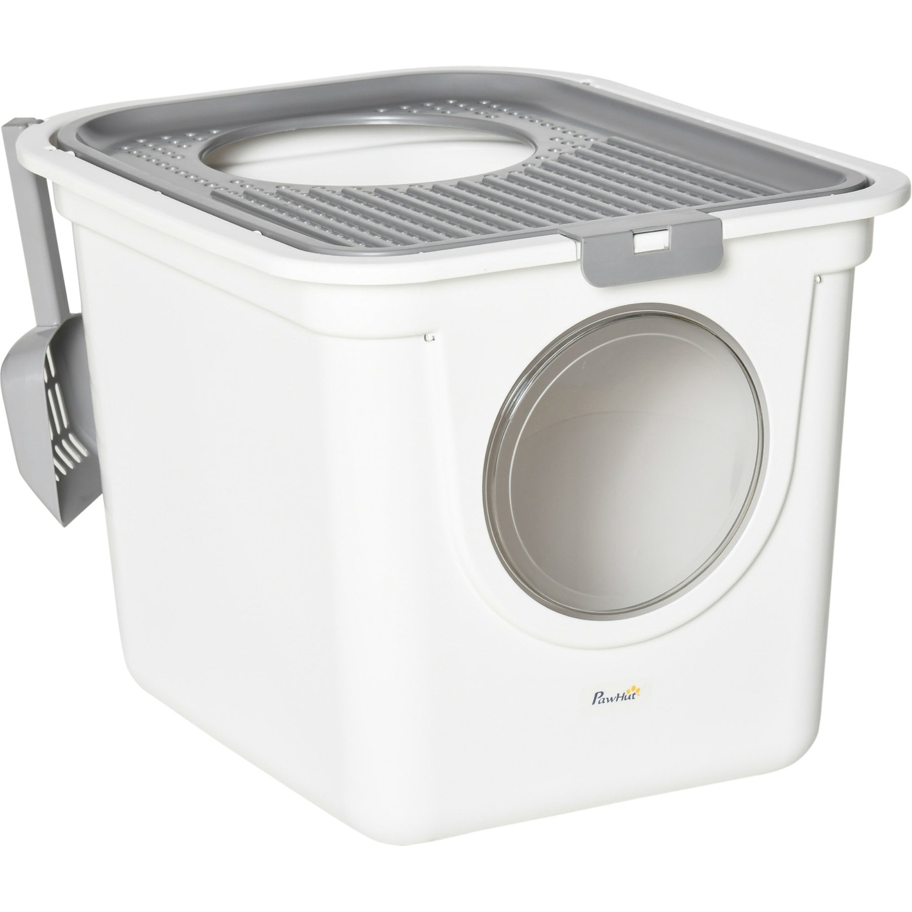 PawHut Covered Cat Litter Box