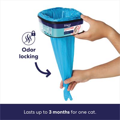 Show full view: Frisco Cat Litter Disposal System Jumbo Refill, Compatible to Litter Genie Systems, 21-ft, 1 count slide 5 of 8