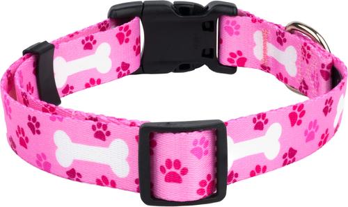 Show full view: Country Brook Design Oh My Dog Deluxe Dog Collar, Pink, Medium slide 8 of 8
