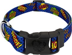 Country Brook Design Deluxe Blue Super Dog Collar, Large