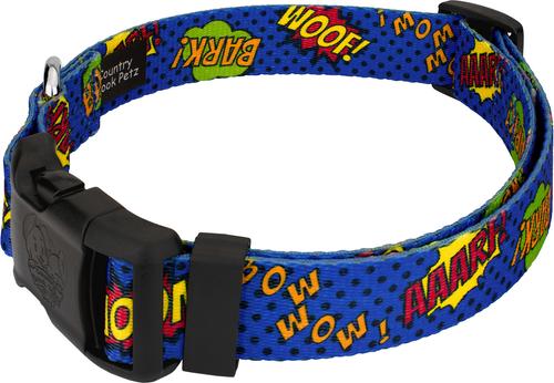 Show full view: Country Brook Design Deluxe Blue Super Dog Collar, X-Large slide 3 of 5