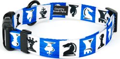 Country Brook Design Deluxe Chess Pieces Dog Collar, X-Small slide 2 of 6