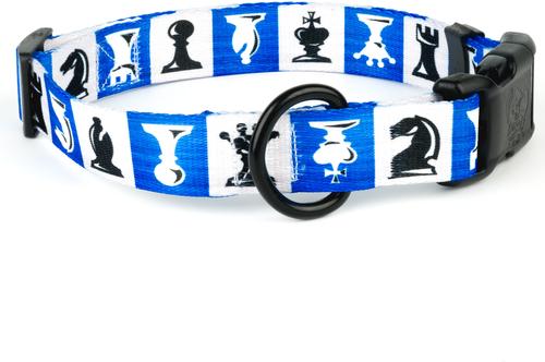 Show full view: Country Brook Design Deluxe Chess Pieces Dog Collar, Large slide 3 of 6