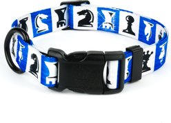 Country Brook Design Deluxe Chess Pieces Dog Collar, Large