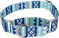 Country Brook Design Snowy Pines Martingale Dog Collar, Large