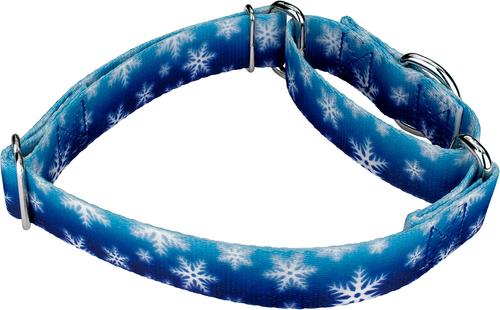 Show full view: Country Brook Design Winter Wonderland Martingale Dog Collar, Large slide 5 of 6