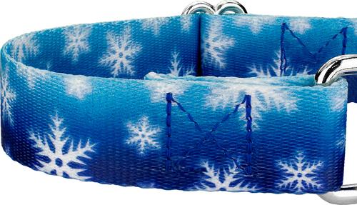 Show full view: Country Brook Design Winter Wonderland Martingale Dog Collar, Large slide 6 of 6