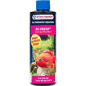 Dr. Tim's Aquatics Re-Fresh Freshwater Tank Revitalizer, 8-fl oz bottle