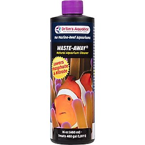 Dr. Tim's Aquatics Waste-Away Natural Aquarium Cleaner for Reef Aquariums, 16-fl oz bottle