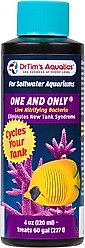 Dr. Tim's Aquatics One & Only Live Nitrifying Bacteria for Saltwater Aquariums, 4-fl oz bottle