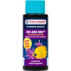 Dr. Tim's Aquatics One & Only Live Nitrifying Bacteria for Saltwater Aquariums, 2-fl oz bottle