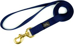 Country Brook Design Nylon Dog Leash, 6-ft, Navy Blue, Large