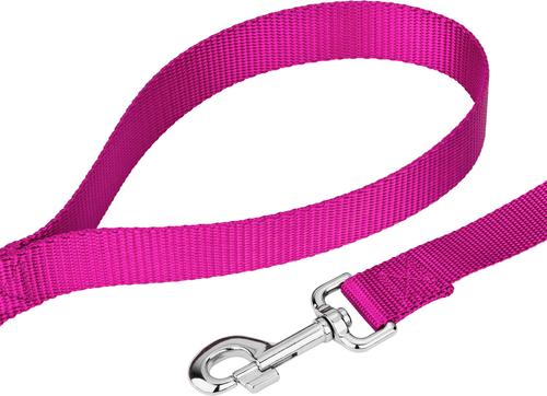 Show full view: Country Brook Design Nylon Dog Leash, 6-ft, Fuchsia, Large slide 4 of 5