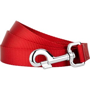 Country Brook Design Nylon Dog Leash, 6-ft, Bright Red, Large