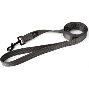 Country Brook Design Nylon Dog Leash, 6-ft, Charcoal, Large