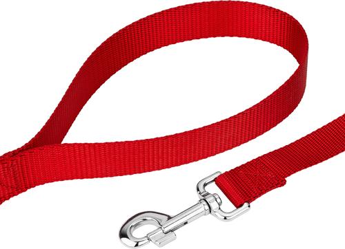 Show full view: Country Brook Design Nylon Dog Leash, 6-ft, Bright Red, Large slide 6 of 7