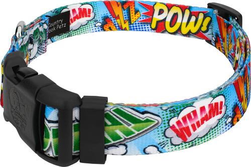 Show full view: Country Brook Design Deluxe Comic Pop Dog Collar, Large slide 3 of 5